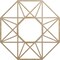 Ekena Millwork Guardian Wood Fretwork Pierced Ceiling Medallion, Birch, 22"OD x 8 1/2"ID x 3/8"T CMWP22X22X0375GDBI - alternate 1